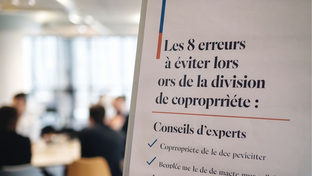 Les 8 erreurs à éviter lors de la division de copropriété : conseils d'experts